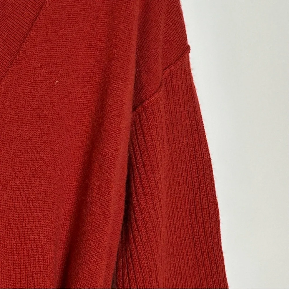 NWT Sundance Tillie Cashmere Long Sleeve Sweater Dress Small Red - Picture 9 of 12